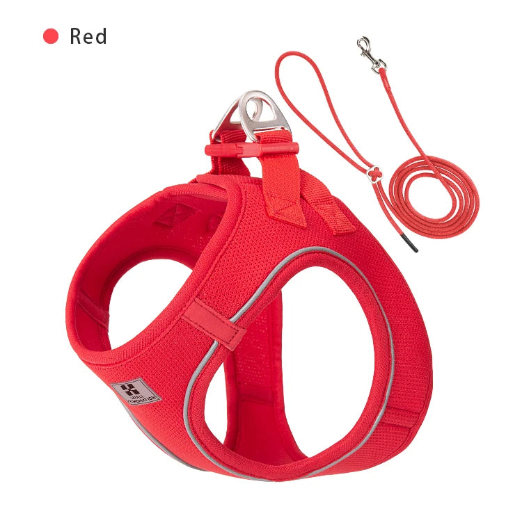 Nylon Reflective Dog Collar & Leash Set – Quick Release & Comfortable