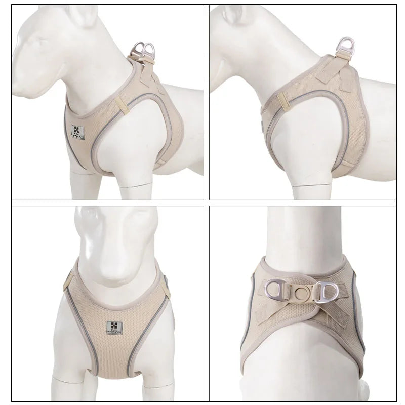 Nylon Reflective Dog Collar & Leash Set – Quick Release & Comfortable