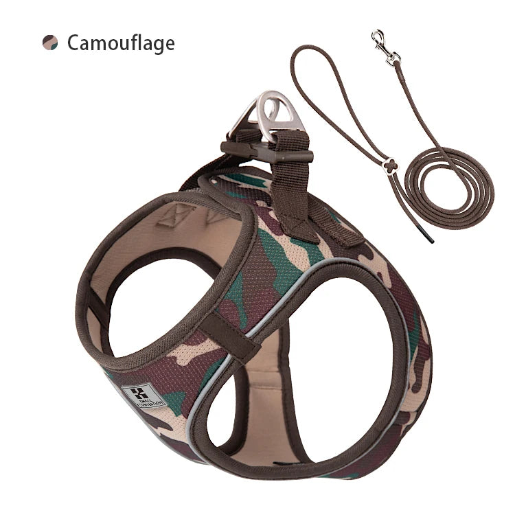 Nylon Reflective Dog Collar & Leash Set – Quick Release & Comfortable