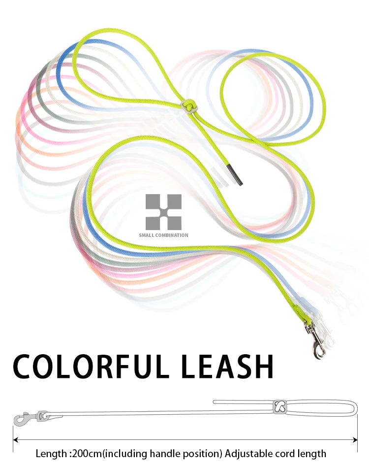 Nylon Reflective Dog Collar & Leash Set – Quick Release & Comfortable