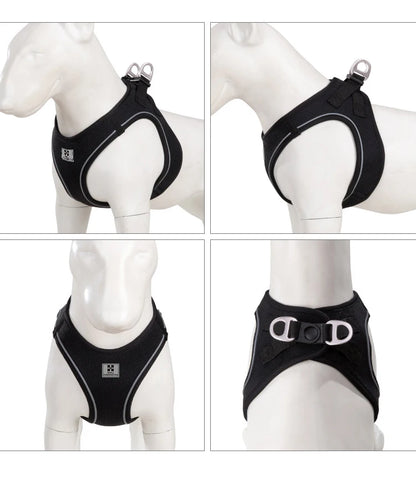 Nylon Reflective Dog Collar & Leash Set – Quick Release & Comfortable