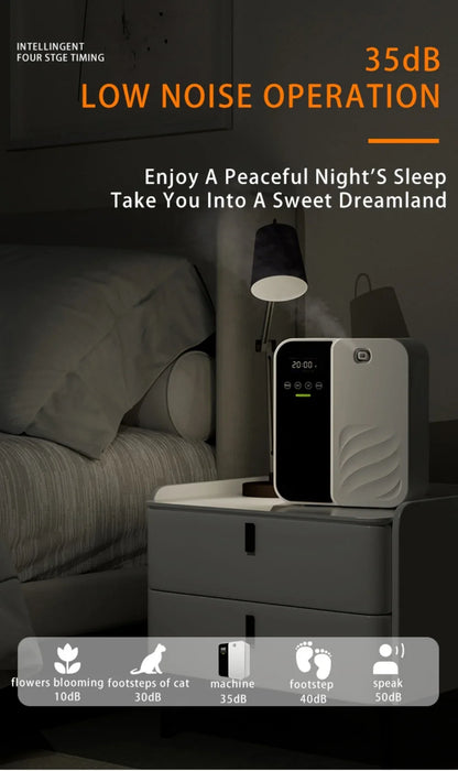 Electric Aroma Diffuser 500ml – Aromatherapy & Air Purifier for Home and Office