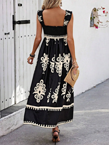 Women’s Beach Maxi Dress – Strapless & Empire Waist