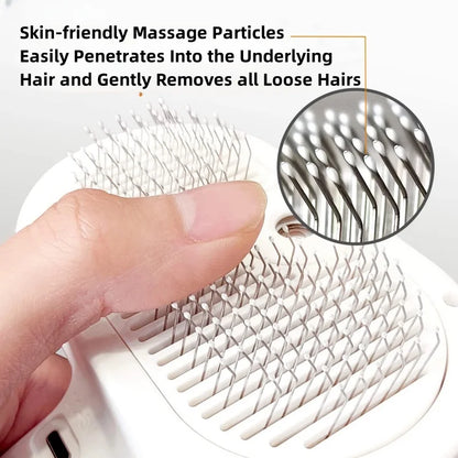 Stainless Steel Cat Grooming Comb – Gentle & Durable