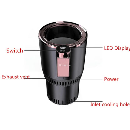 Car Heating &amp; Cooling Mug – Automatic Temperature Control