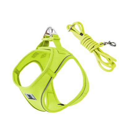 Nylon Reflective Dog Collar & Leash Set – Quick Release & Comfortable