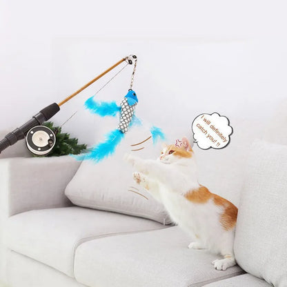 Feather Cat Toy – Interactive Play & Fun