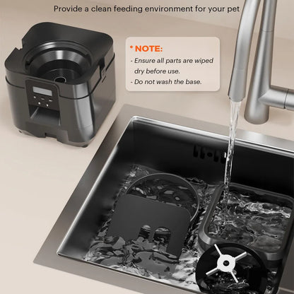 Automatic Cat Feeder with LCD Display – Portion Control & Timed Feeding