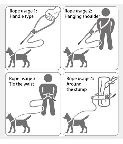 Nylon Reflective Dog Collar & Leash Set – Quick Release & Comfortable