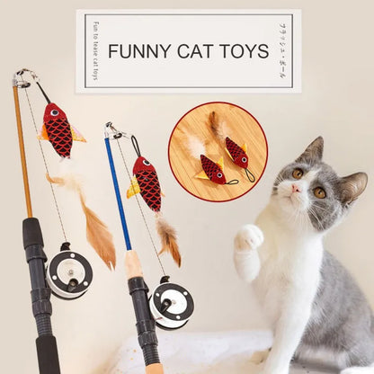 Feather Cat Toy – Interactive Play & Fun