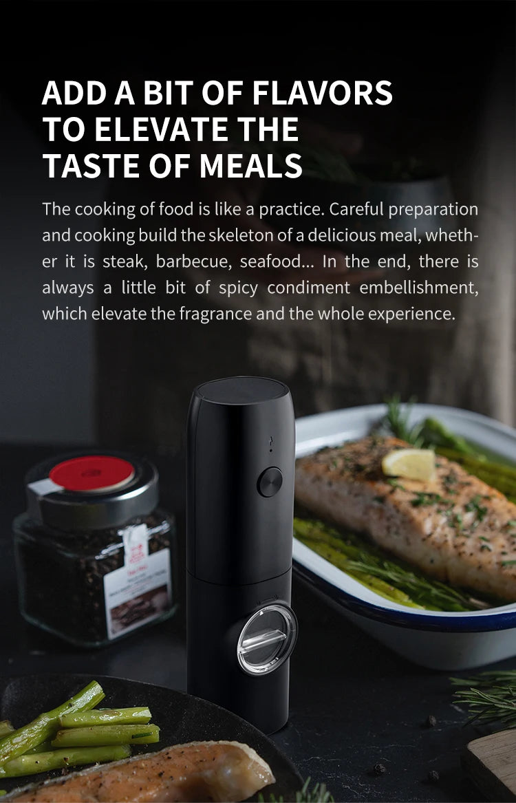 Metal Salt Pepper Grinder – Modern & Durable Design