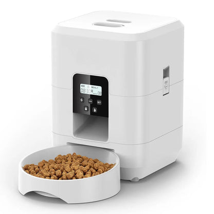 Automatic Cat Feeder with LCD Display – Portion Control & Timed Feeding