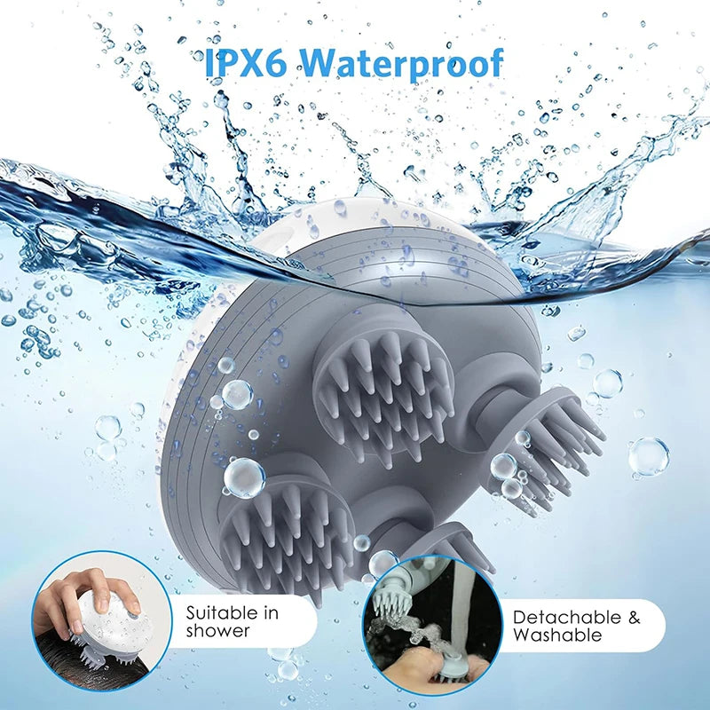4D Electric Scalp Massager – Deep Relaxation Anywhere