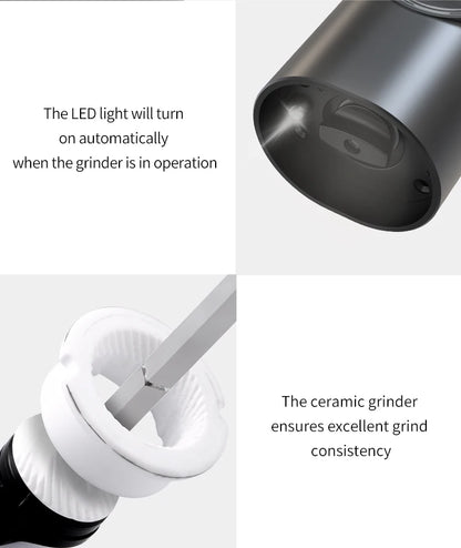 Metal Salt Pepper Grinder – Modern & Durable Design
