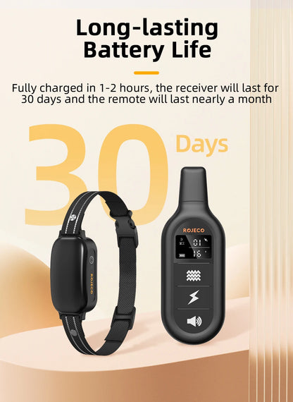 ROJECO PD521 Electric Dog Training Collar – 1000M Remote & Waterproof