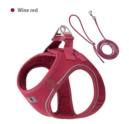 Nylon Reflective Dog Collar & Leash Set – Quick Release & Comfortable