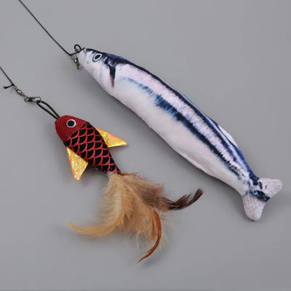 Feather Cat Toy – Interactive Play & Fun