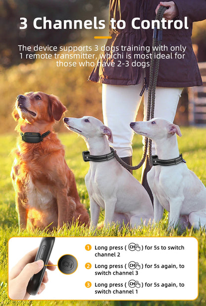 ROJECO PD521 Electric Dog Training Collar – 1000M Remote & Waterproof