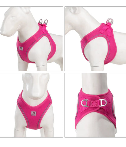 Nylon Reflective Dog Collar & Leash Set – Quick Release & Comfortable