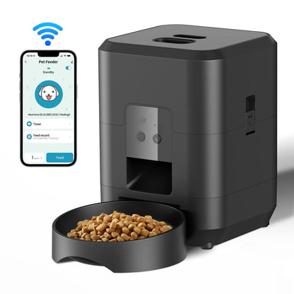 Automatic Cat Feeder with LCD Display – Portion Control & Timed Feeding
